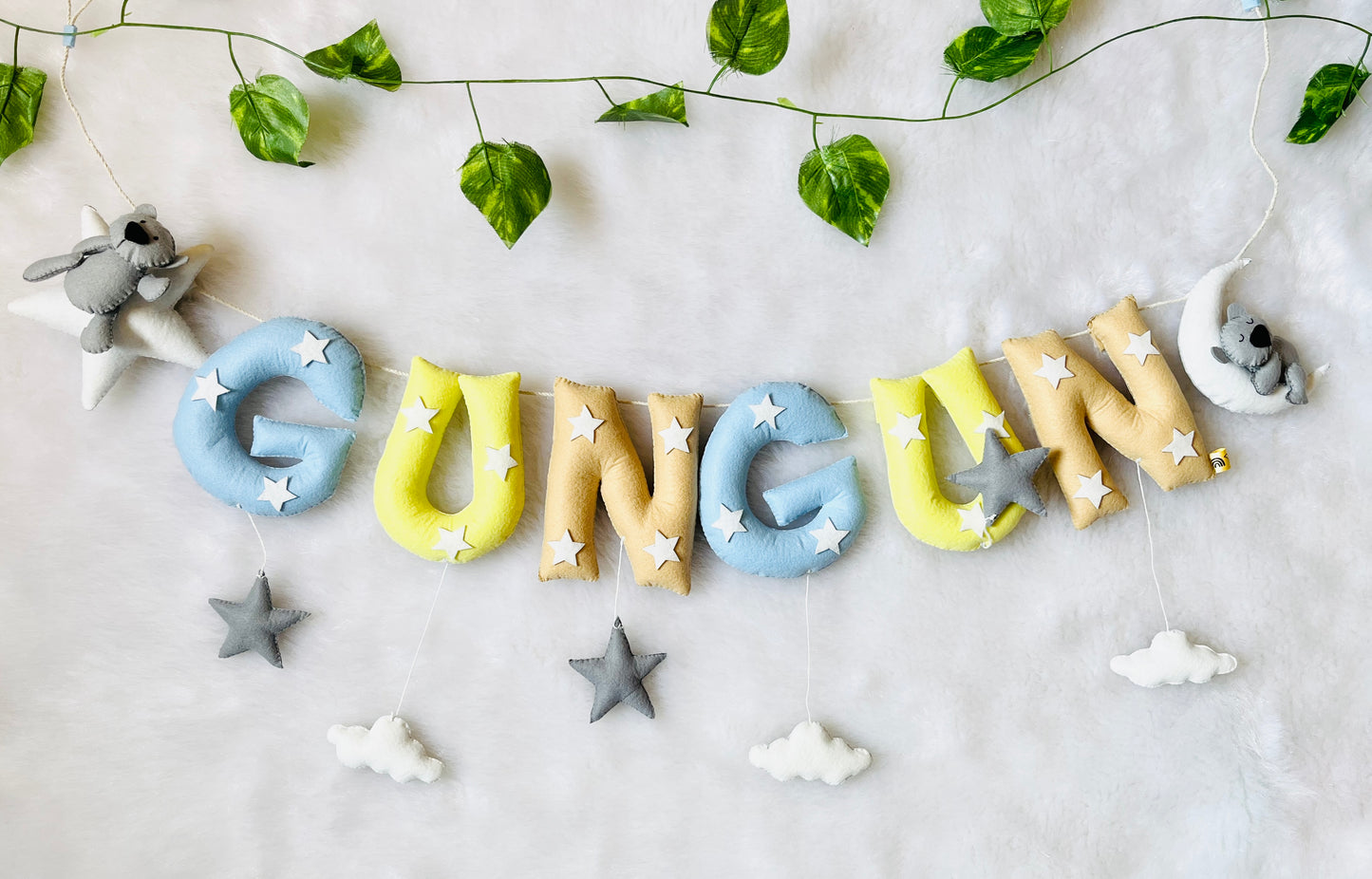 Teddy Theme Name Bunting