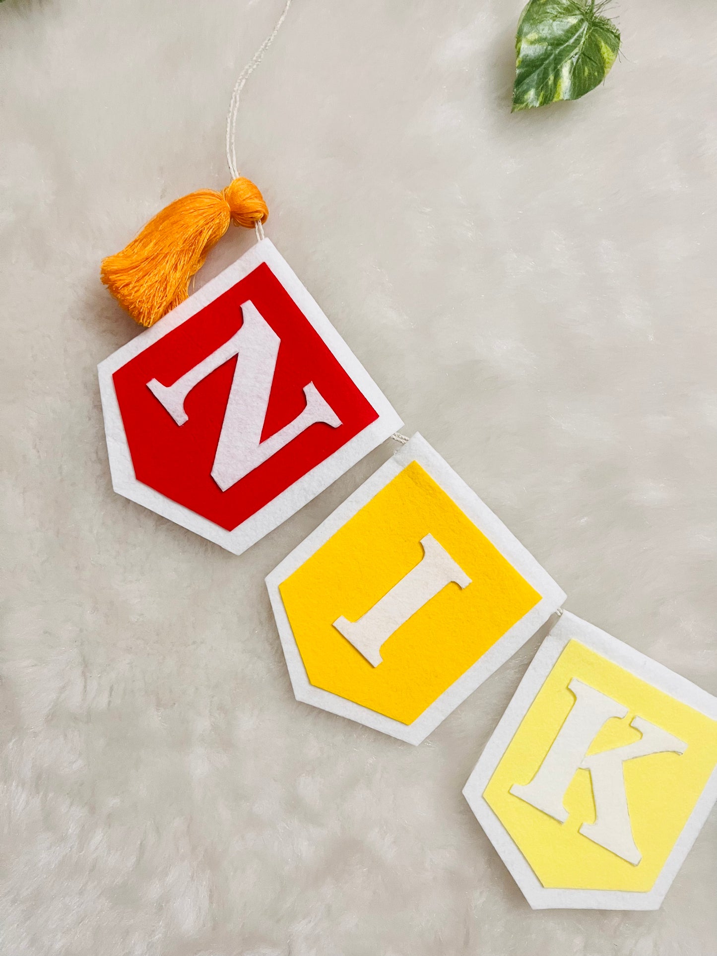 Flag Theme Name Bunting