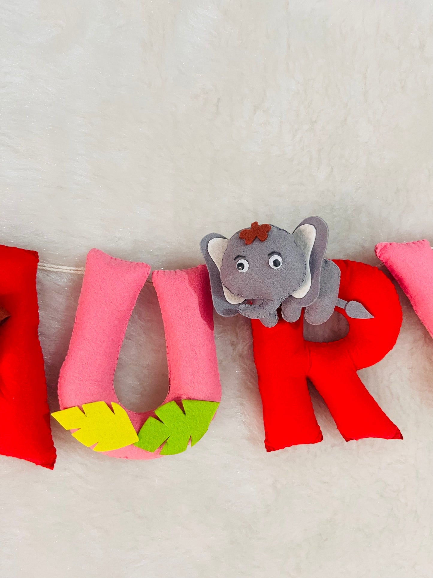 Wild Animal Theme Name Bunting
