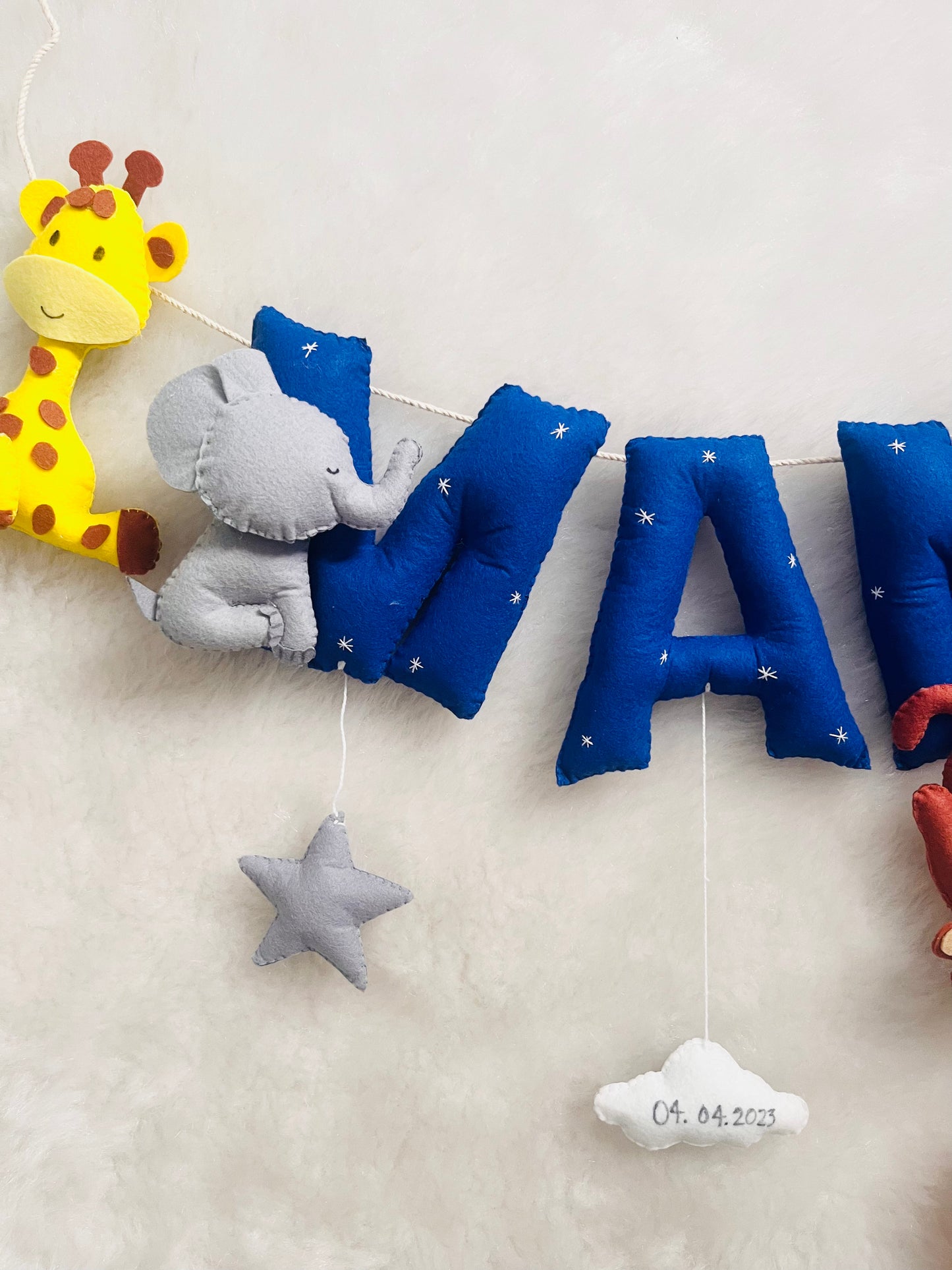 Animal Kingdom Theme Name Bunting