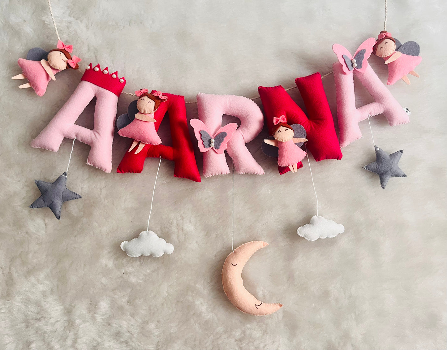 Fairy All Theme Name Bunting