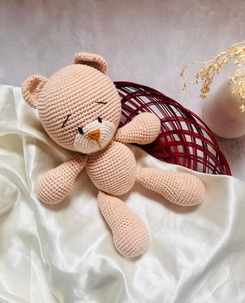Crochet Toys Teddy Big Size 13 inch