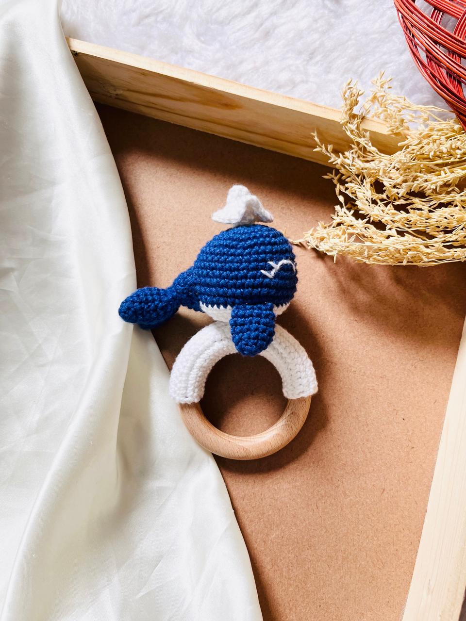 Crochet Teether Whale