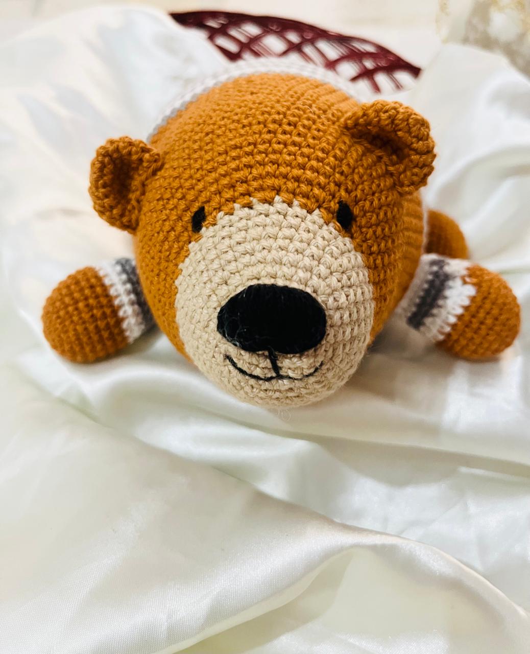 Crochet Toys Bear Big Size 10 inch