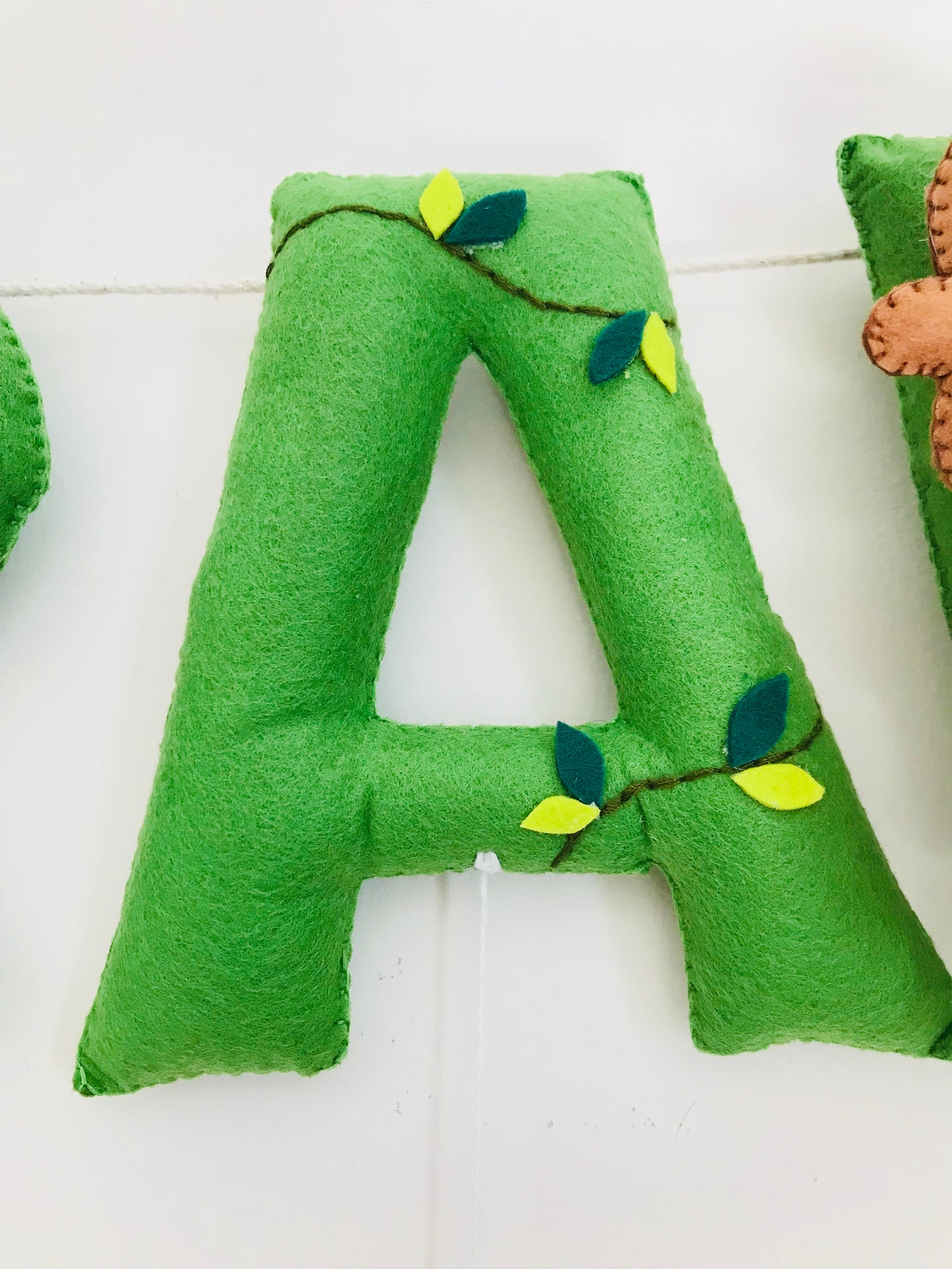 Monkey Theme Name Bunting