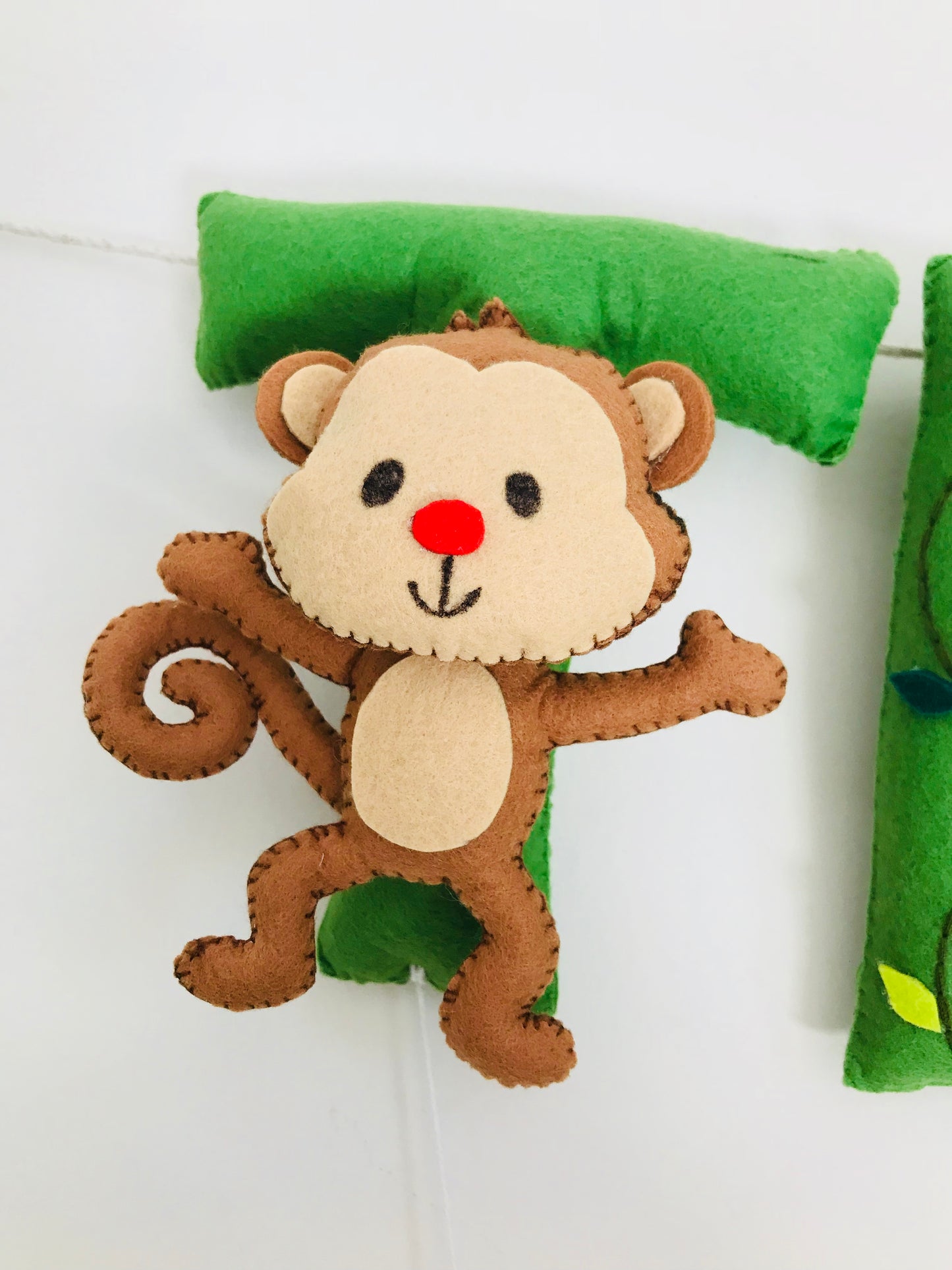 Monkey Theme Name Bunting