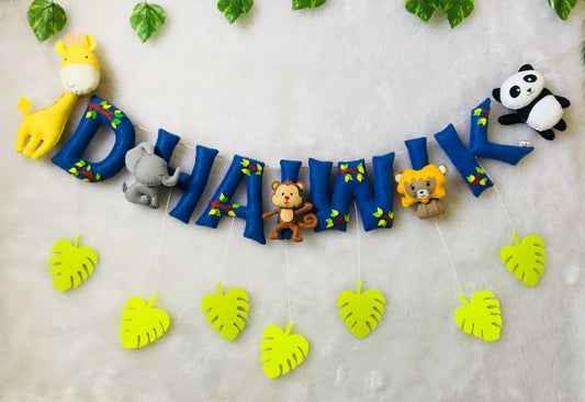 Animal Theme Name Bunting