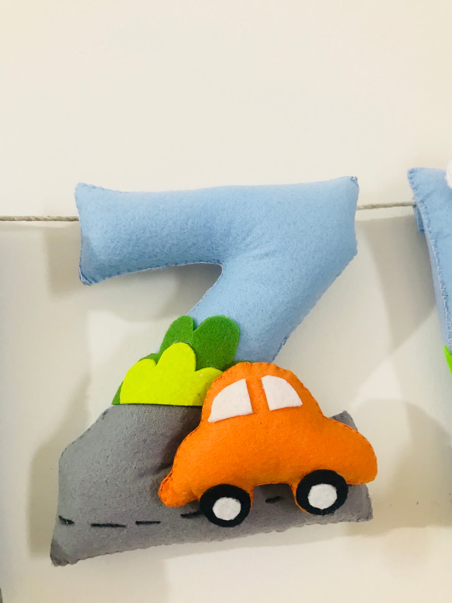Car Theme Name Bunting