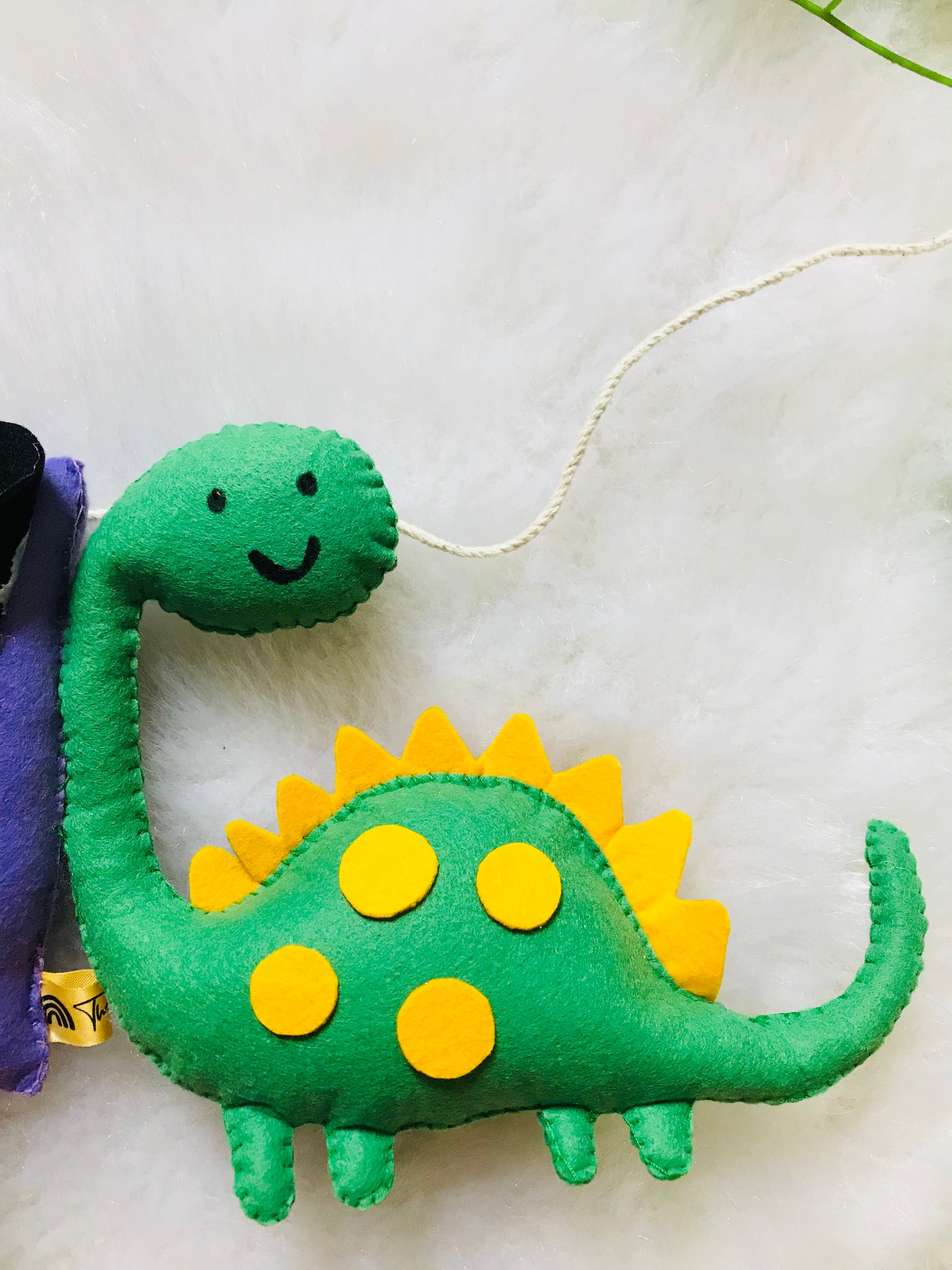Boy & Dino Theme Name Bunting