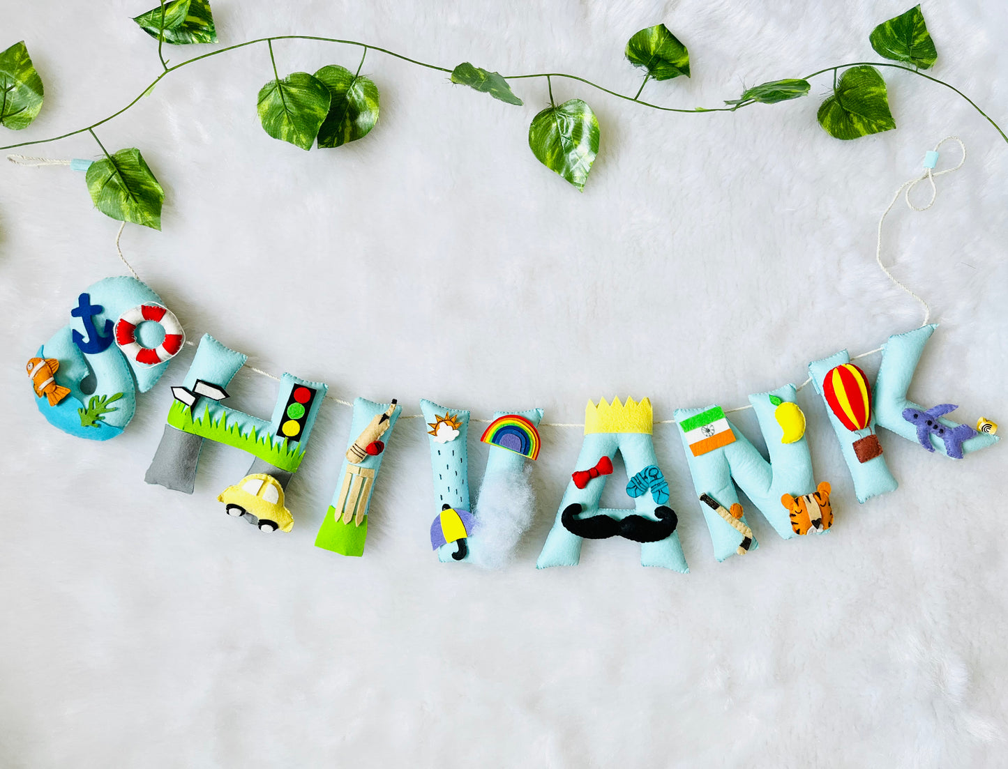 Multi Theme Name Bunting