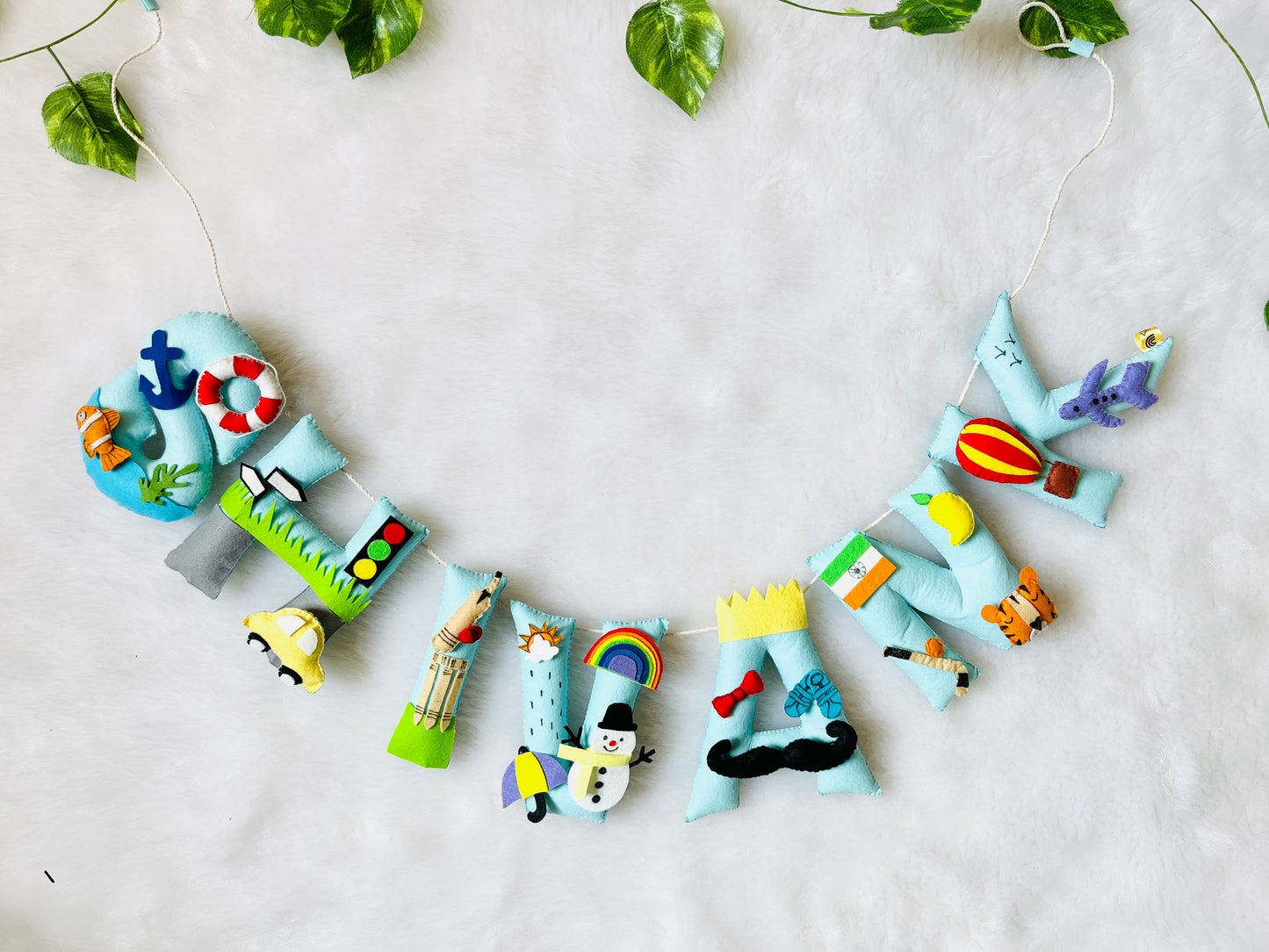 Multi Theme Name Bunting