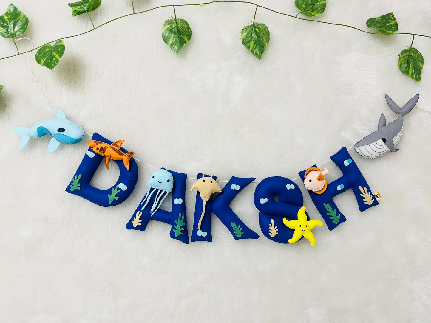 Sea Theme Name Bunting