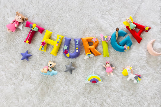 Doll & Magical Theme Name Bunting