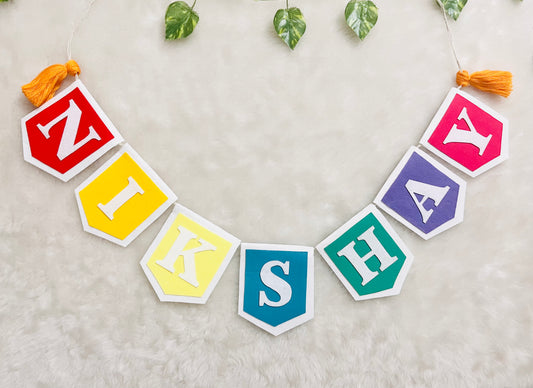 Flag Theme Name Bunting