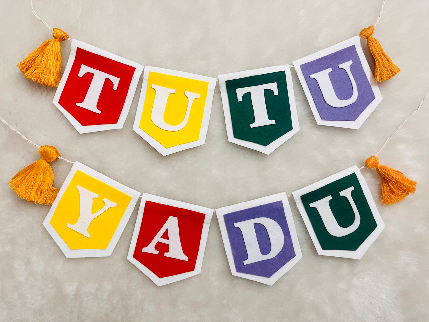 Flag Theme Name Bunting