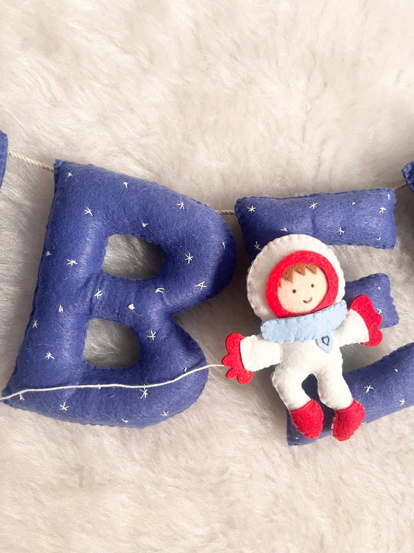 Space Theme Name Bunting