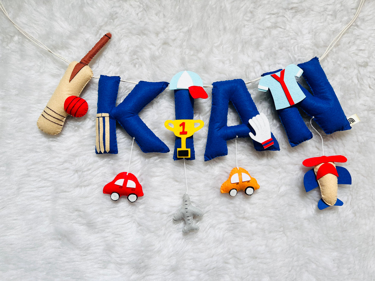 Cricket Theme Name Bunting