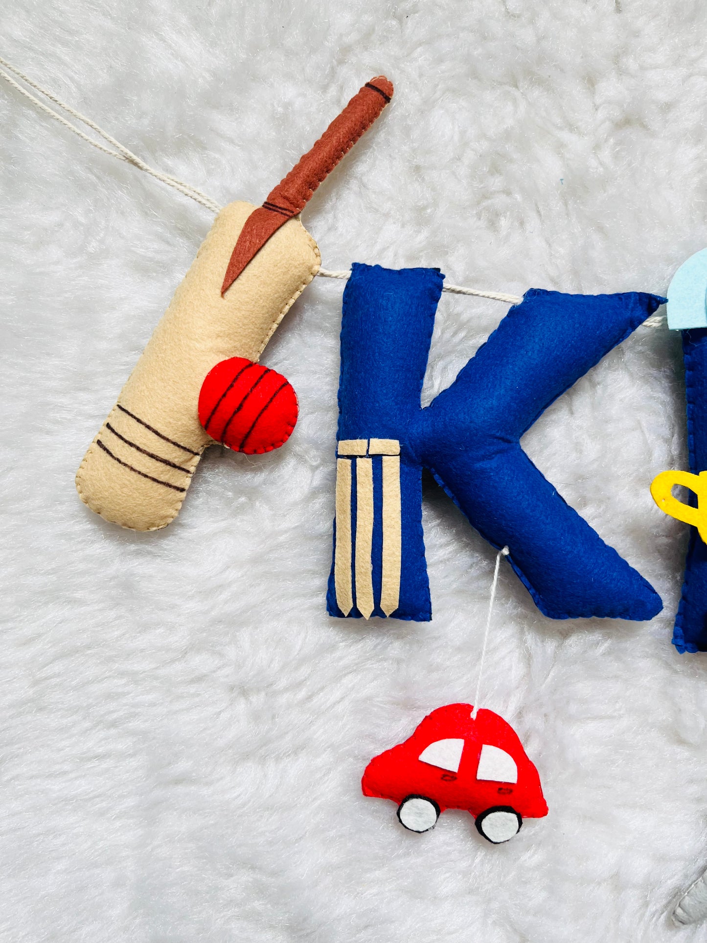 Cricket Theme Name Bunting