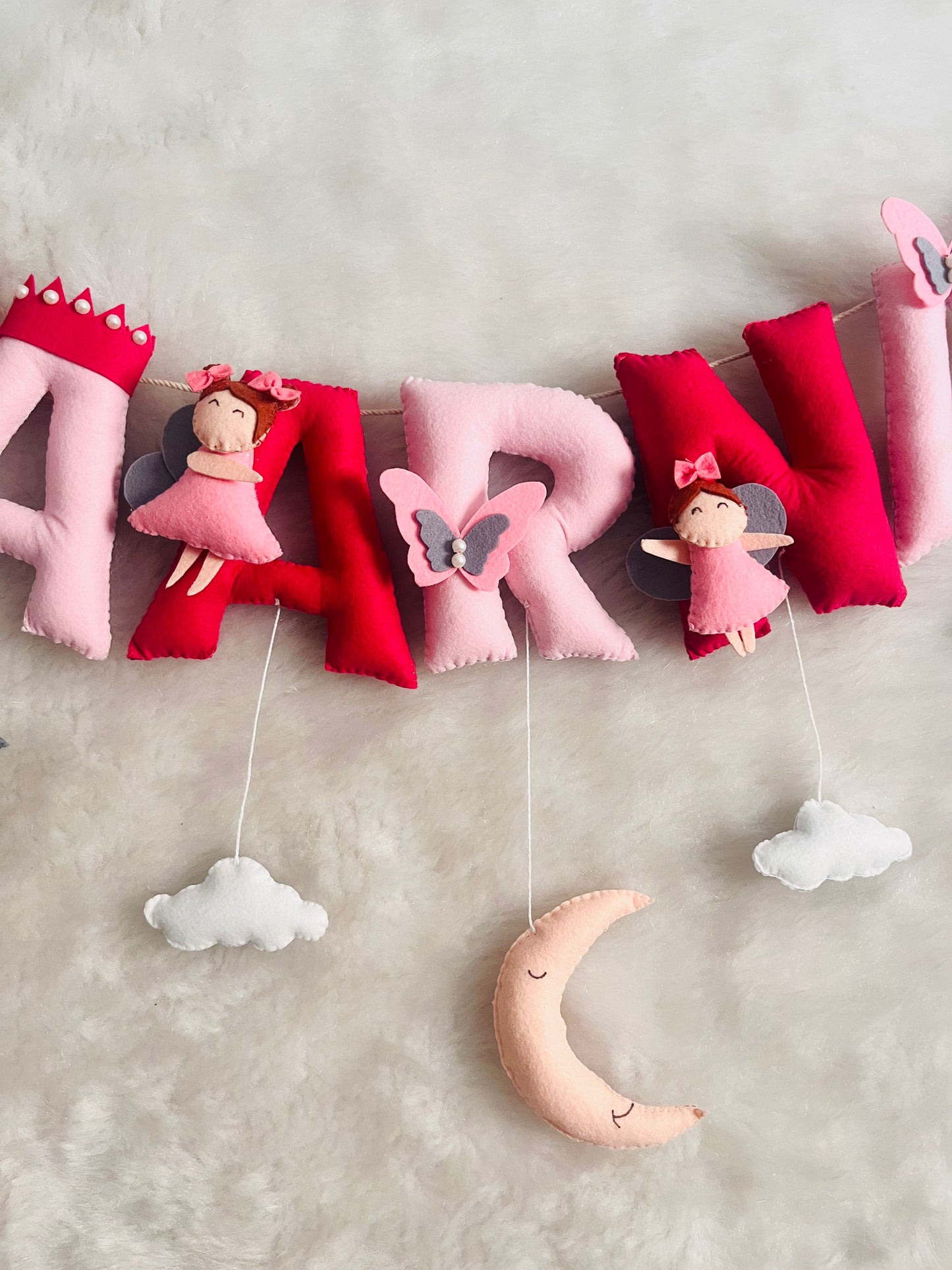 Fairy All Theme Name Bunting