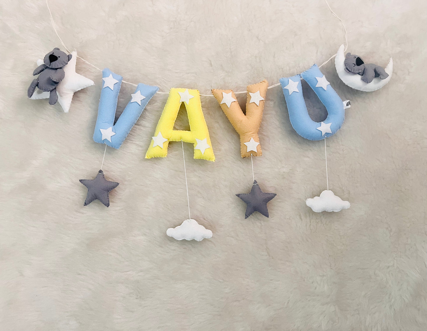 Teddy Theme Name Bunting