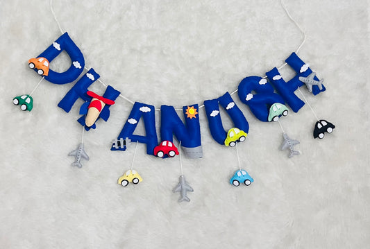 Vehicle Theme Name Bunting