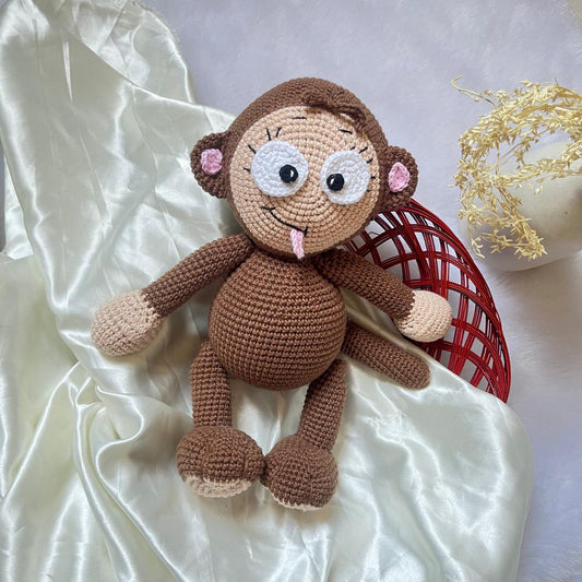 Crochet Toys Monkey Big Size 13 inch