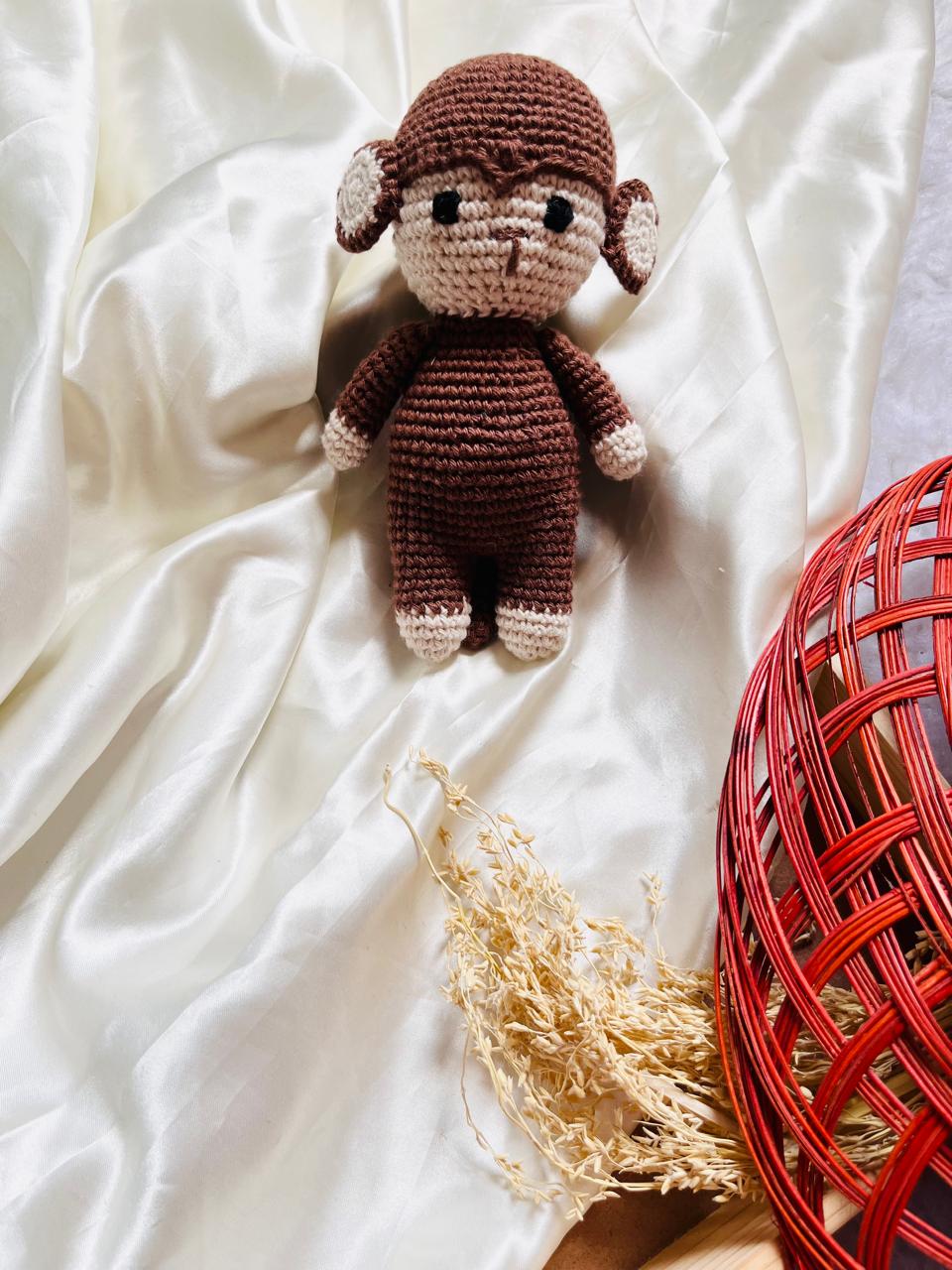 Crochet Toys Monkey Small Size 6 inch