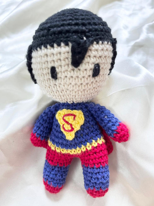 Crochet Toys Superman Small Size 6 inch
