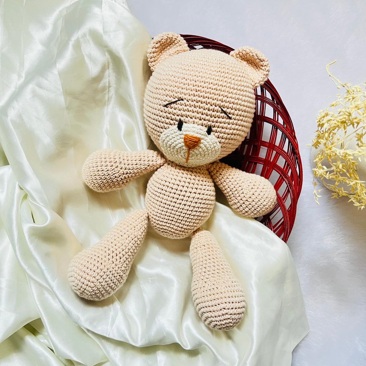 Crochet Toys Teddy Big Size 13 inch