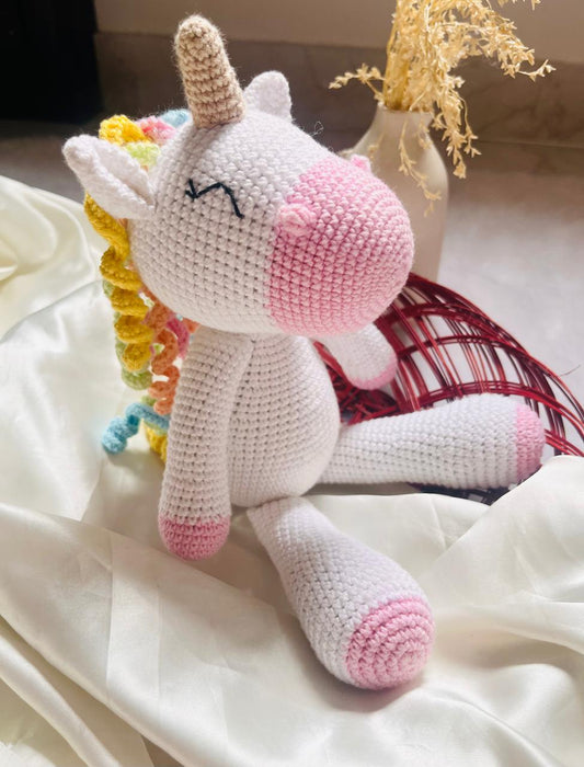 Crochet Toys Unicorn Big Size 14 inch