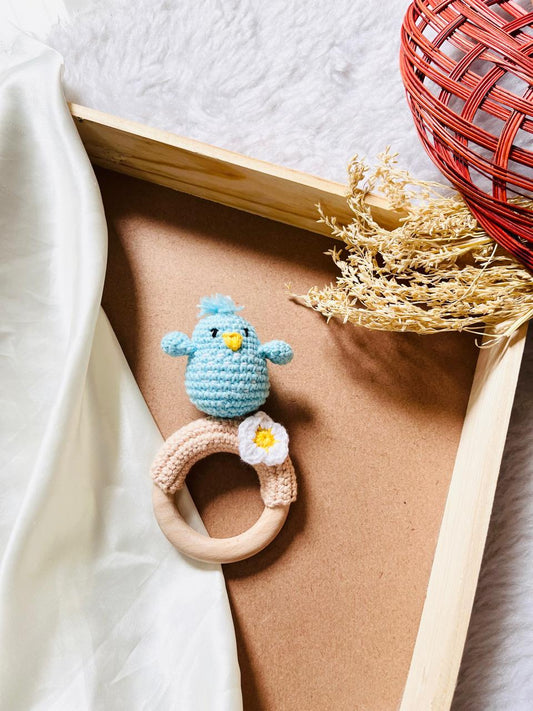 Crochet Teether Bird