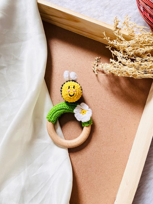 Crochet Teether Bee