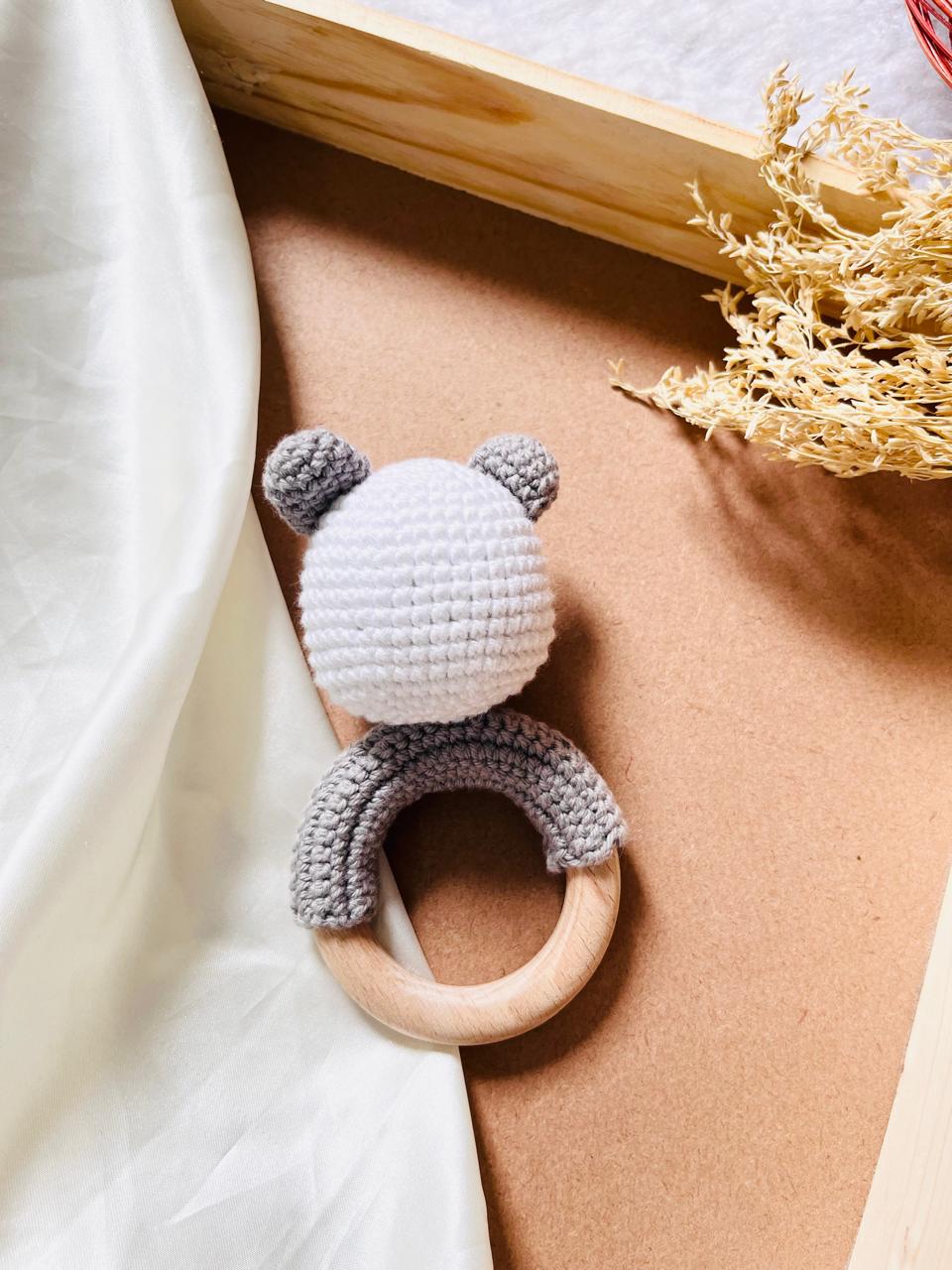 Crochet Teether Panda